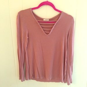 Mauve blouse